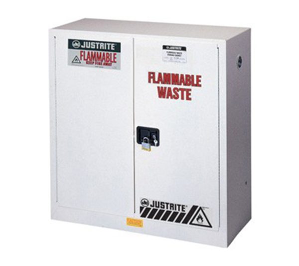 Flammable waste cabinets
