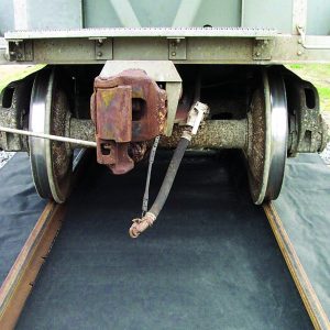 Absorbant pour chemin de fer