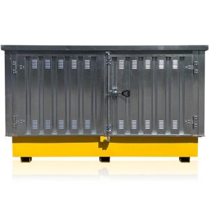 Rétention pour semi-vrac double - Entreposage extérieur